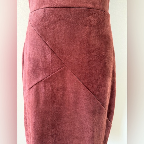 41 Hawthorn Bowie Faux Suede Knit Dress - Picture 3 of 7